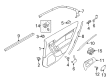 Mercury Milan Weather Strip Diagram - 6E5Z-5425861-AA