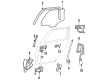 Ford Taurus Exterior Door Handle Diagram - E64Y5426604B