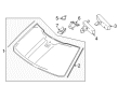 Ford F-250 Super Duty Windshield Diagram - LC3Z-2503100-F