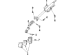 Mercury Tracer Steering Column Seal Diagram - F1CZ-3C611-A