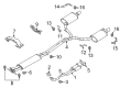 Ford Tail Pipe Diagram - DA5Z-5G203-A