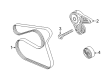 Ford Escape Serpentine Belt Diagram - BM5Z-8620-B