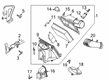 Ford F-350 Super Duty Air Filter Box Diagram - LC3Z-9600-G