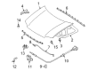 Ford Escape Hood Release Cable Diagram - 6L8Z-16916-AA