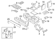 Ford Expedition Center Console Base Diagram - GL1Z-7804567-AA