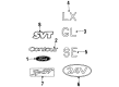 Ford Contour Emblem Diagram - F8RZ-5442528-AA