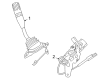 Ford F-150 Automatic Transmission Shift Levers Diagram - 9L3Z-7A256-DA