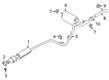Ford Transit Connect Exhaust Pipe Diagram - KV6Z-5255-B