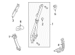 Ford Explorer Sport Trac Seat Belt Diagram - 7L2Z-78611B09-AA