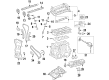 Ford Escape Timing Cover Diagram - 5M6Z-6019-AA