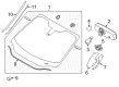 Ford Focus Windshield Diagram - F1EZ-5803100-A