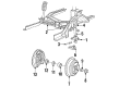 Ford EXP Wheel Cylinder Diagram - E43Z-2128-A