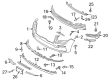 Ford Expedition Bumper Diagram - JL1Z-17757-A