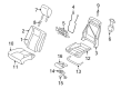 Lincoln Navigator Seat Covers Diagram - BL7Z-7862901-AA