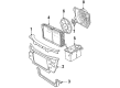 Ford Taurus Fan Shroud Diagram - F1DZ8146B