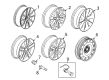 Ford Spare Wheel Diagram - GA8Z-1007-A