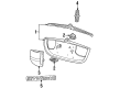 Lincoln Continental Tail Light Diagram - F8OZ-15501-BA