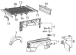 Ford Ranger Rear Crossmember Diagram - XL5Z-8310608-AA