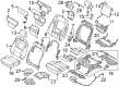 Ford F-150 Lightning Seat Covers Diagram - PC3Z-1664417-BE