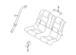 Ford Mustang Seat Belt Diagram - DR3Z-63611B68-AA