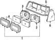 Ford Thunderbird Side Marker Light Diagram - E3SZ15A201A
