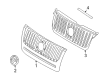 Mercury Emblem Diagram - 8E6Z-8213-A