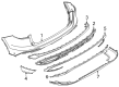 Lincoln Nautilus Bumper Cover Diagram - R2TZ-17810-EA