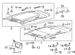 Ford Sun Visor Diagram - FT4Z-5804104-FC