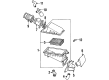 Ford Contour Air Intake Hose Diagram - XS8Z-9B659-CA