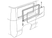 Ford E-250 Econoline Club Wagon Weather Strip Diagram - D5UZ11305A28C