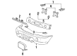 Lincoln Navigator Bumper Cover Diagram - YL7Z-17D957-AA