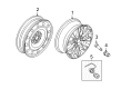 Lincoln MKT Spare Wheel Diagram - DE9Z-1007-B