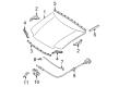 Ford Escape Hood Release Cable Diagram - YL8Z-16916-AA