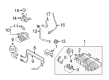 Ford Fusion Oxygen Sensor Diagram - 5L8Z-9F472-AA