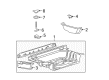 Lincoln Town Car Floor Pan Diagram - 3W1Z-5411215-AA