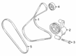 Ford Escape Serpentine Belt Diagram - GJ5Z-8620-A
