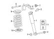 Ford Fusion Strut Mounts Diagram - 6E5Z-18132-AA
