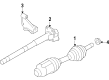 Ford Flex Axle Shaft Diagram - AA5Z-3B436-A