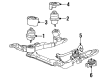 Ford Taurus Engine Mount Diagram - F6DZ-6F063-A