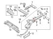 Ford Rear Crossmember Diagram - DV6Z-4K338-B
