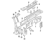 Ford F-250 Dash Panel Diagram - F4TZ1501610A