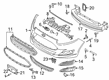 Ford Bumper Cover Diagram - D2BZ-17757-AB