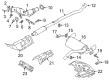 Ford Focus Muffler Strap Diagram - G1FZ-5K291-A