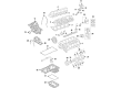 Ford F-250 Super Duty Crankshaft Thrust Washer Diagram - BC3Z-6A251-A