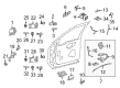 Ford Interior Door Handle Diagram - 6C3Z-2522600-AAA