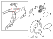Ford Fuel Door Diagram - AG1Z-54405A26-AAPTM