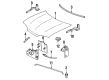 Ford Contour Hood Release Cable Diagram - F5RZ-16916-A