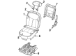 Lincoln Town Car Seat Cushion Diagram - YW1Z54632A22AA
