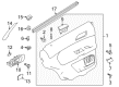 Ford Interior Door Handle Diagram - EB5Z-7822600-AE