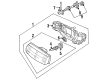 Ford Escort Headlight Diagram - F1CZ13007A